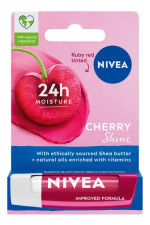 Nivea Balzam Pentru Buze Cherry Shine 4.8 G