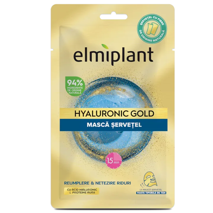 Masca Servetel Elmiplant Hyaluronic Gold