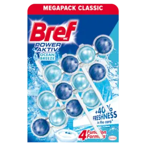 Bref Power Aktiv Ocean Odorizant Toaleta 3X50G