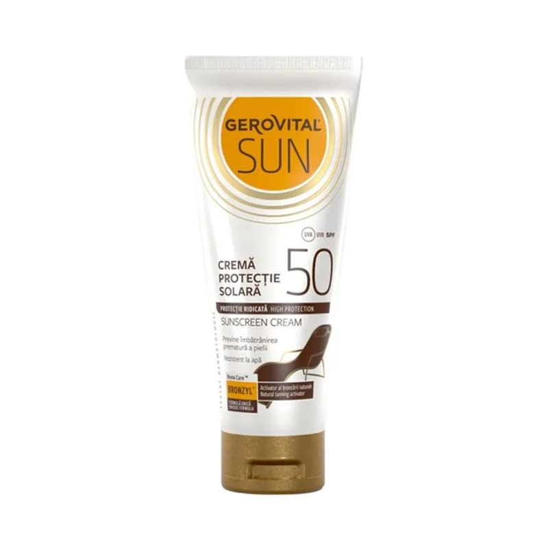 Gerovital Sun Crema De Protectie Solara Fps 50 100Ml