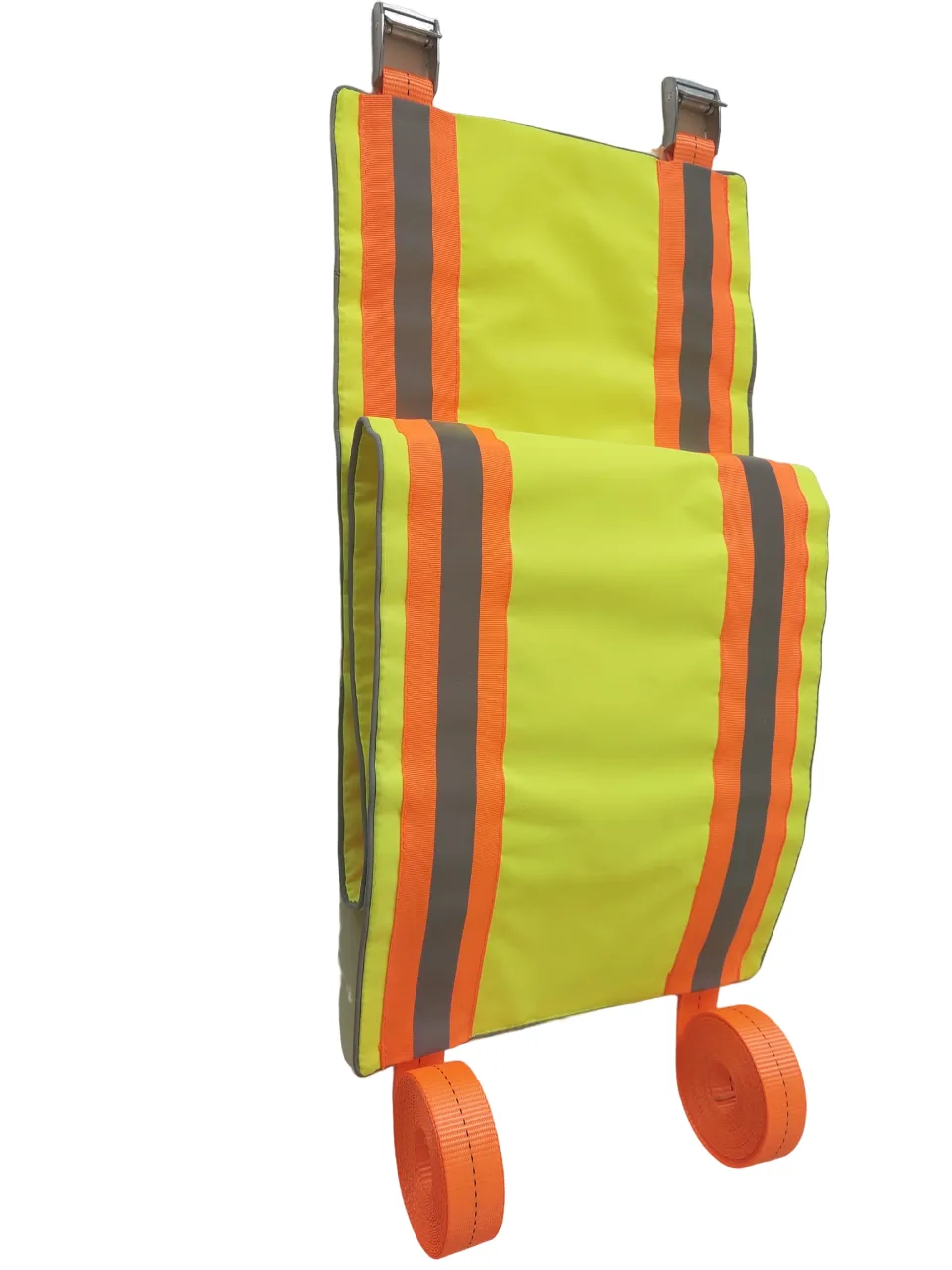 Placa tractare verde HI-VIS 1000×250