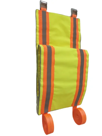 Placa tractare verde HI-VIS 1000x250