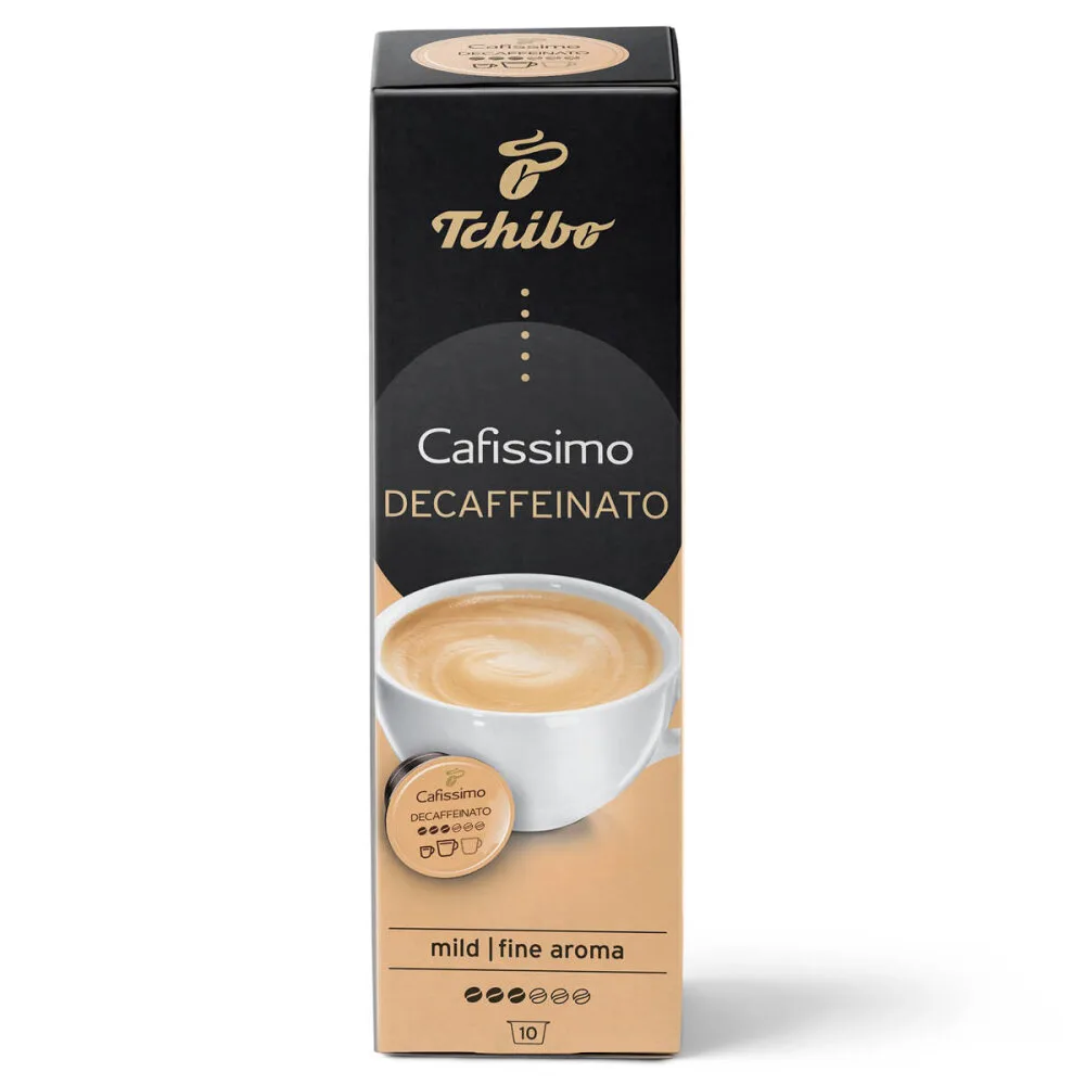 Tchibo Cafissimo Caffe Crema Decaffeinated 10 Capsule 70G