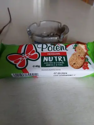 Poieni Biscuiti Cu Merisoare 40 G