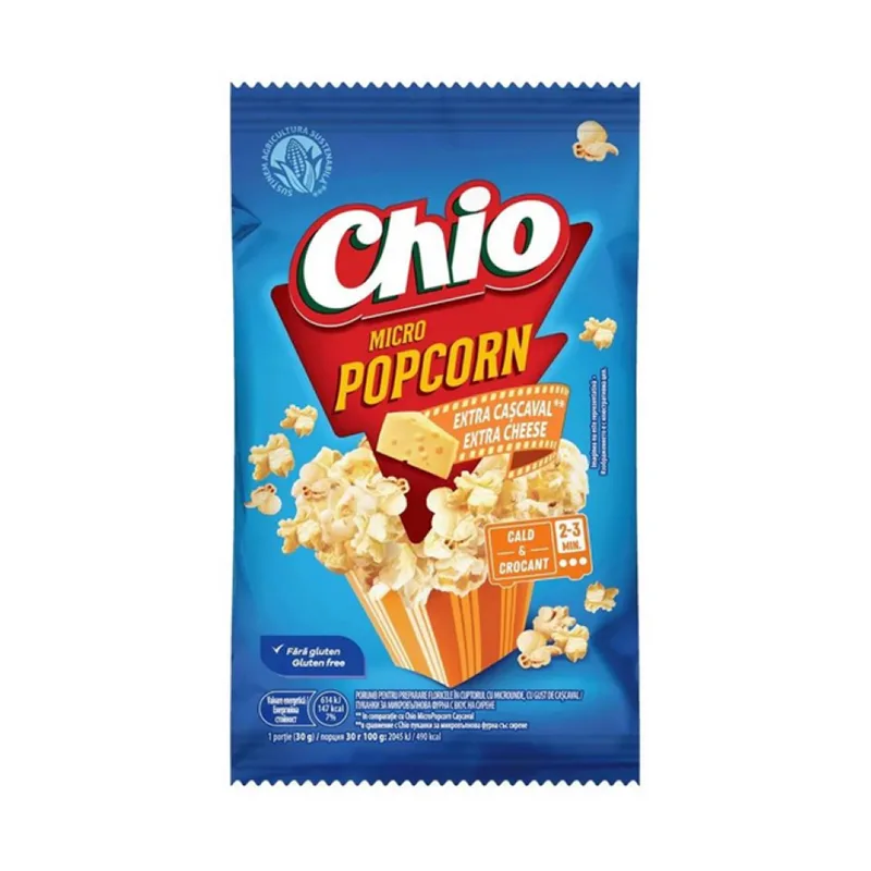 Chio Popcorn Microunde Cascaval 80 G