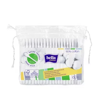 Bella Rezerva Betisoare Din Hartie Pentru Urechi 160 Buc
