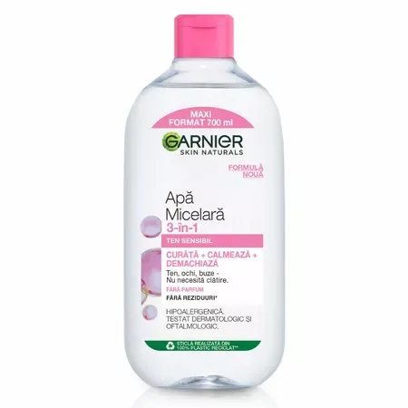 Apa Micelara Garnier Skin Naturals Pentru Ten Sensibil, 700 Ml