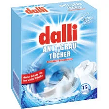 Dalli Anti-Grau – Servetele Pentru Albire Tesaturi, 15 Buc