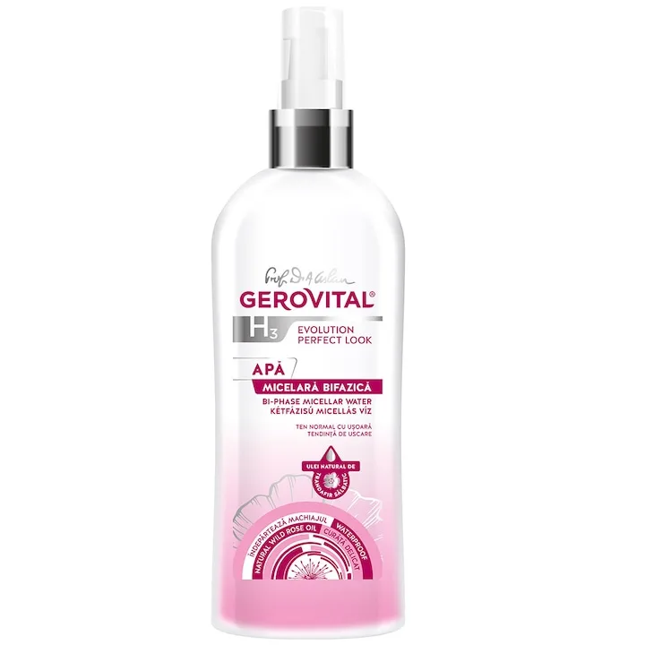 Apa Micelara Bifazica Gerovital H3 Evolution Perfect Look 150 Ml