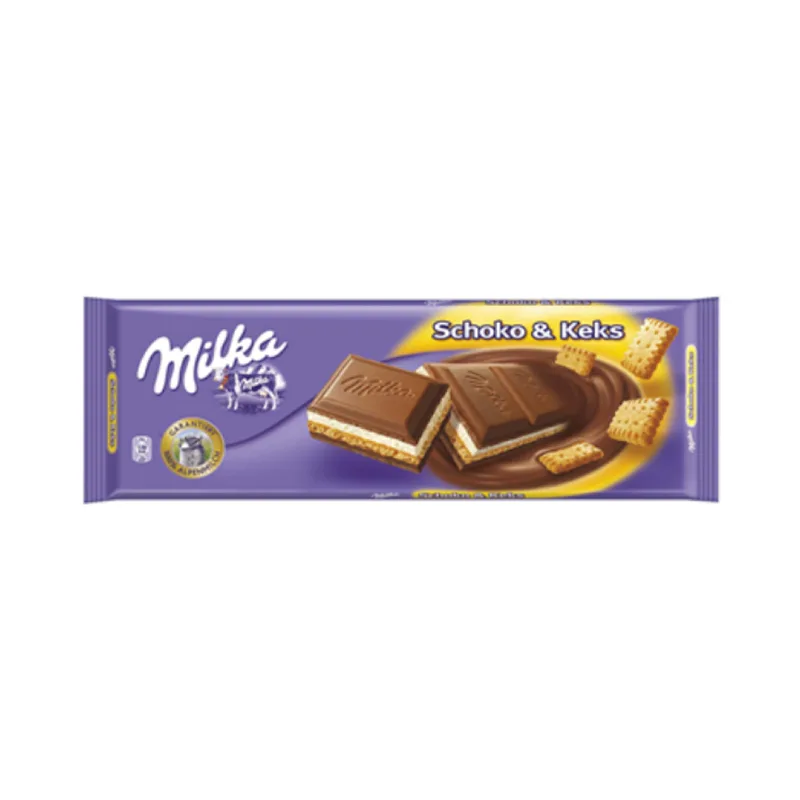 Milka Ciocolata Cu Biscuiti 300 G