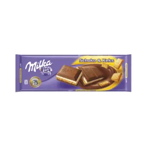 Milka Ciocolata Cu Biscuiti 300 G