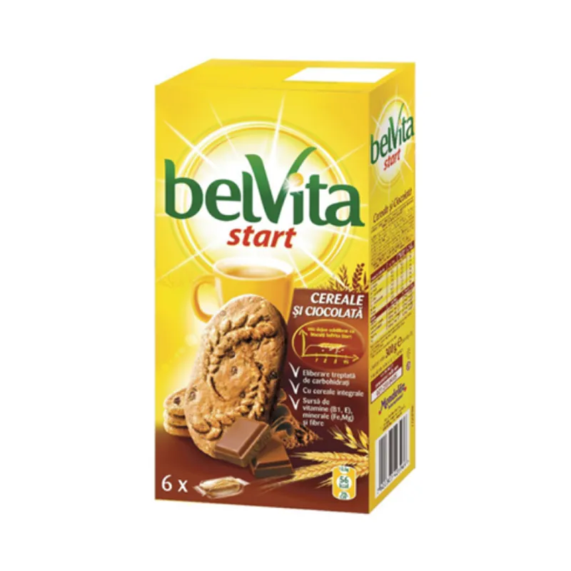 Belvita Biscuiti Cu Cereale Si Ciocolata 300 G