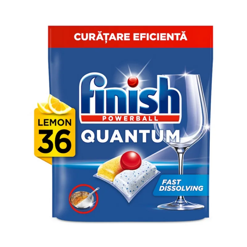 Finish Powerball Quantum Lemon 36 Buc