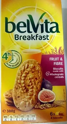 Belvita Biscuiti Cu Cereale Si Fructe 300 G