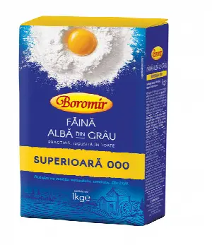 Boromir Faina De Grau Alba Tip 000 1Kg
