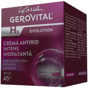 Crema Antirid Gerovital H3 Evolution Intens Hidratanta De Zi Cu Spf10, 50 Ml