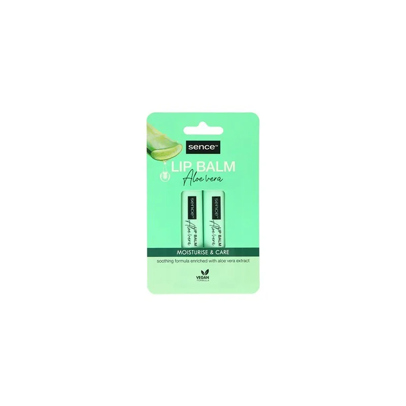 Sence Lip Balm Aloe Vera 2X4,3 Gr