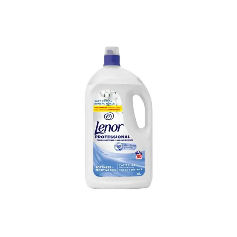 Lenor Balsam Rufe 4L Professional Bumbac Moale