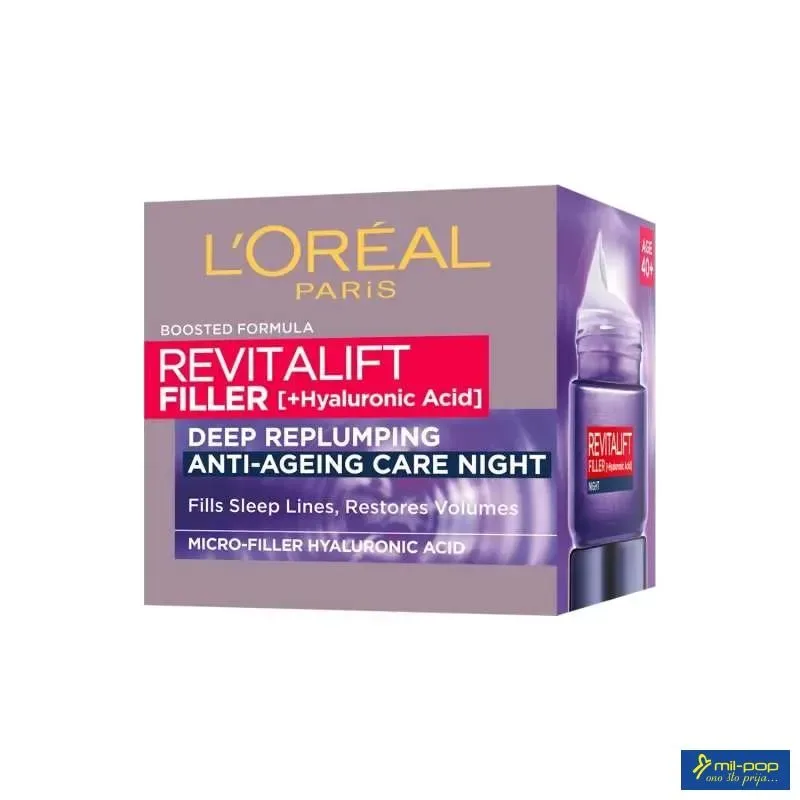 Crema De Noapte L’oréal Paris Revitalift Filler, 50 Ml
