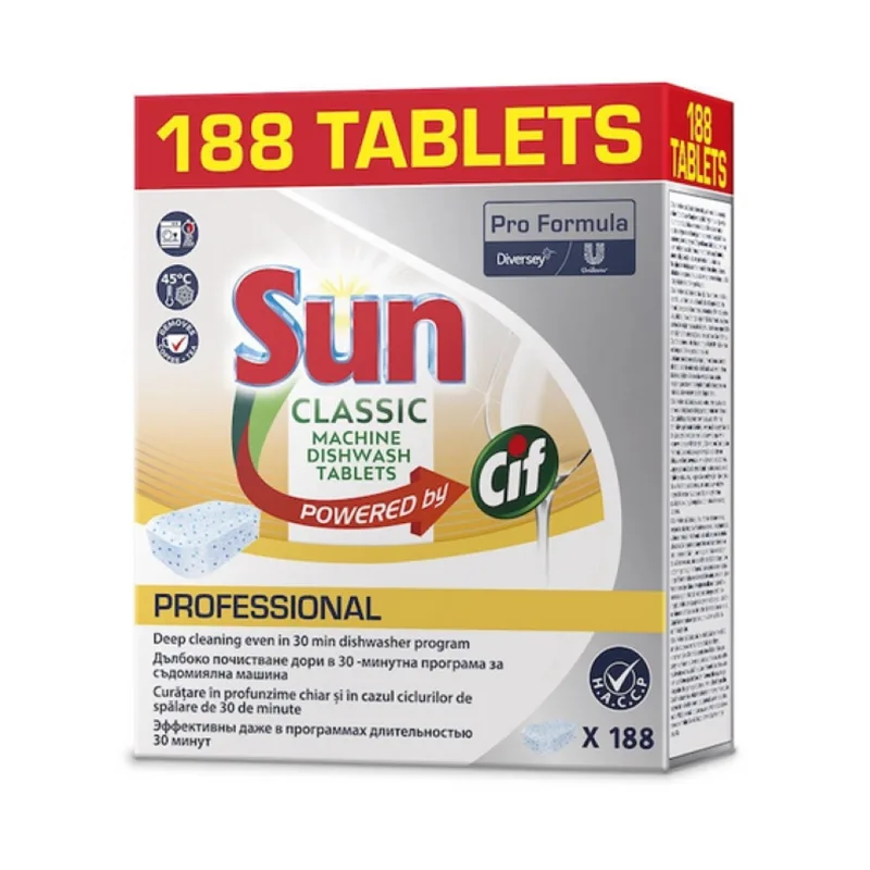 Sun Classic Professional Tablete Masina De Spalat Vase Clasic 188 Buc