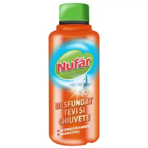 NUFAR SOLUTIE DESFUNDARE TEVI SI CHIUVETE 0.375L