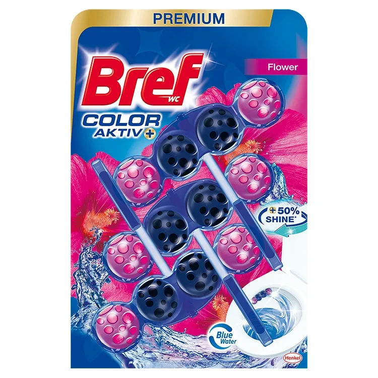 Bref Color Aktiv Flower Odorizant Toaleta 3X50G