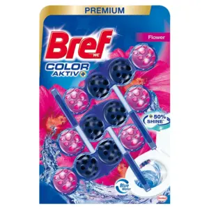 Bref Color Aktiv Flower Odorizant Toaleta 3X50G