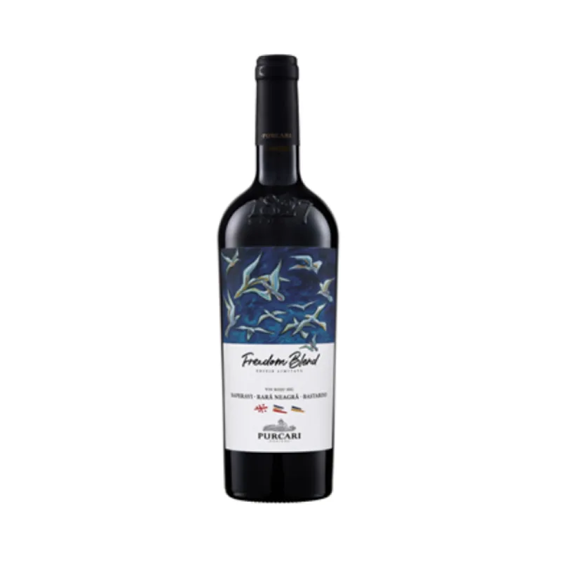 Purcari Freedom Blend Freedom Blend Saperavi Rara Neagra Bastardo Vin Rosu Sec Sgr 0,75 L