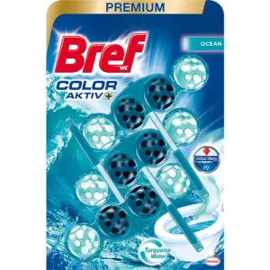 Bref Turquoise Aktiv Ocean Odorizant Toaleta 3X50G