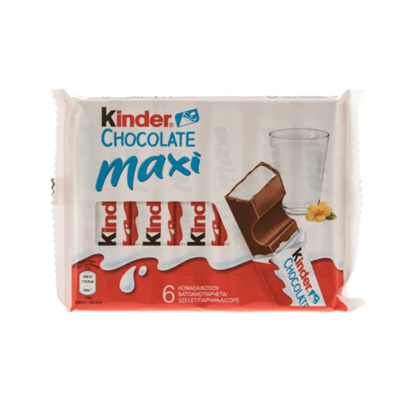 Kinder Maxi Chocolate 6 X 126 G
