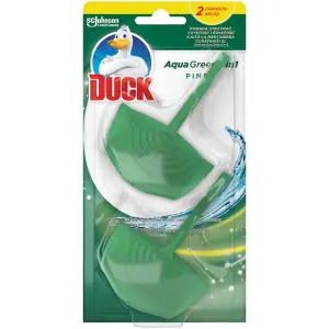 Duck Odorizant Pentru Toaleta 4 In 1 Aqua Green 2X36G