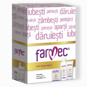 CASETA FARMEC ARGAN 6030 FARMEC-crema maini si unghii 100ml 6210 FARMEC-crema antirid 50ml 6250 FARMEC-lapte demachiant 150ml