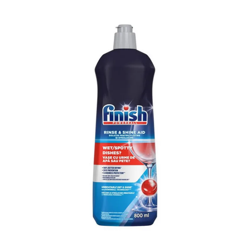Finish Powerball Solutie Clatire Stralucire Masina De Spalat Vase Regular 800Ml