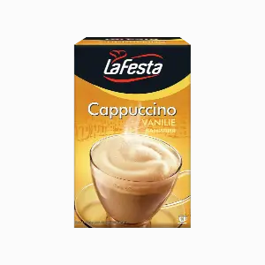 La Festa Cappuccino Vanilie 125 G 10 X 12.5 G Bax 8