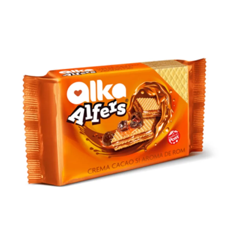 Alfers Napolitane Crema Cacao Rom 170 G
