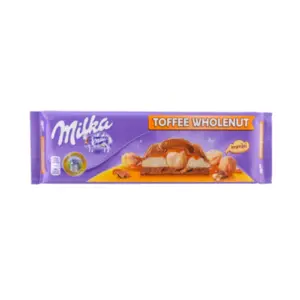 Milka Ciocolata Cu Alune Si Caramel 300 G