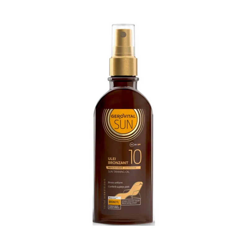 Gerovital Sun Ulei Bronzant Fps 10 150Ml