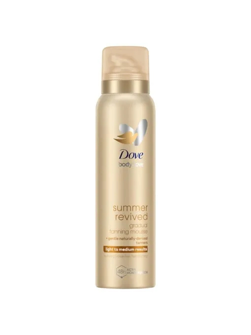 Dove Dermaspa Summer Revived Gradual Self-Tan Body Mousse Light To Medium 150 Ml