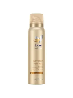 Dove Dermaspa Summer Revived Gradual Self-Tan Body Mousse Light To Medium 150 Ml
