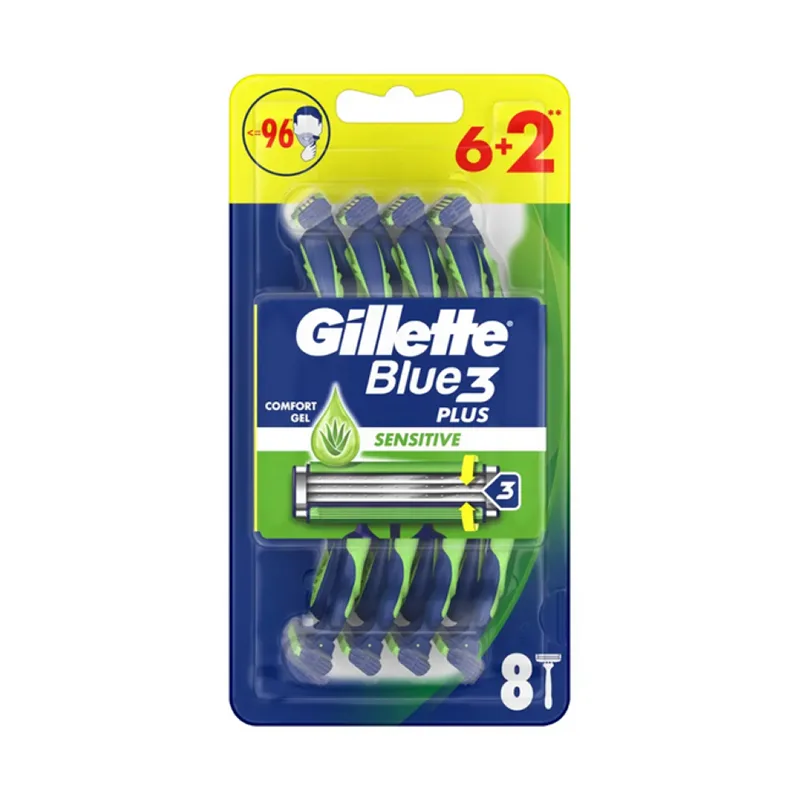 Gillette Blue3 Plus Sensitive 6 2Buc/Set