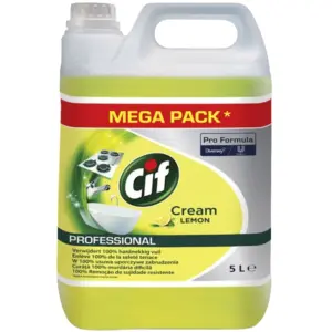 Detergent Crema Cif Professional Lemon 5 L Pentru Suprafete