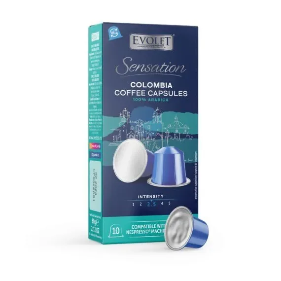 Cafea Columbia Capsule Evolet Sensation 10 Buc