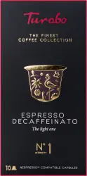 Turabo Espresso Decaffeinato Capsule 10 Buc