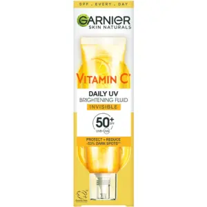 Garnier Skin Naturals Invisible Spf50 Daily Uv Fluid Vitamin C, 40 Ml