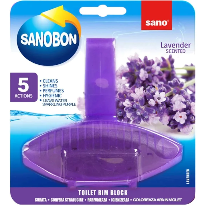 Sano Bon Purple Lavender Odorizant Pentru Toaleta 55G