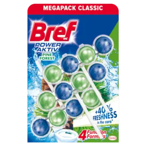 Bref Power Aktiv Pine Odorizant Toaleta 3X50G