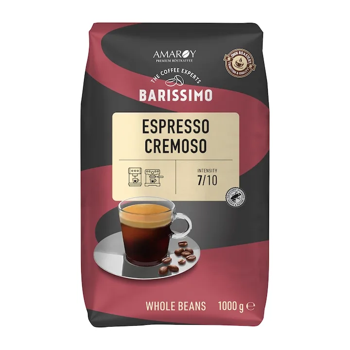 Amaroy Barissimo Espresso Cremoso Cafea Boabe 1Kg