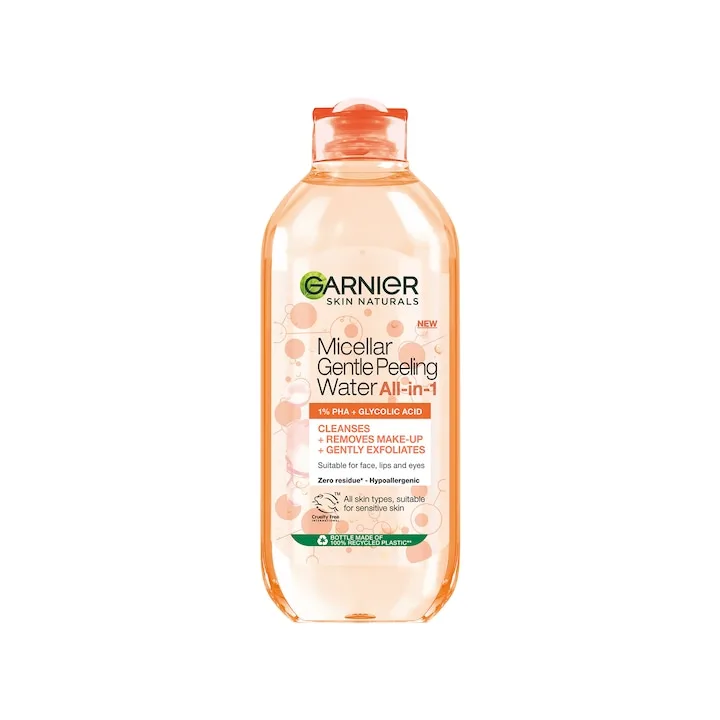 Apa Micelara Garnier Skin Naturals Cu Efect Exfoliant Delicat, 400 Ml