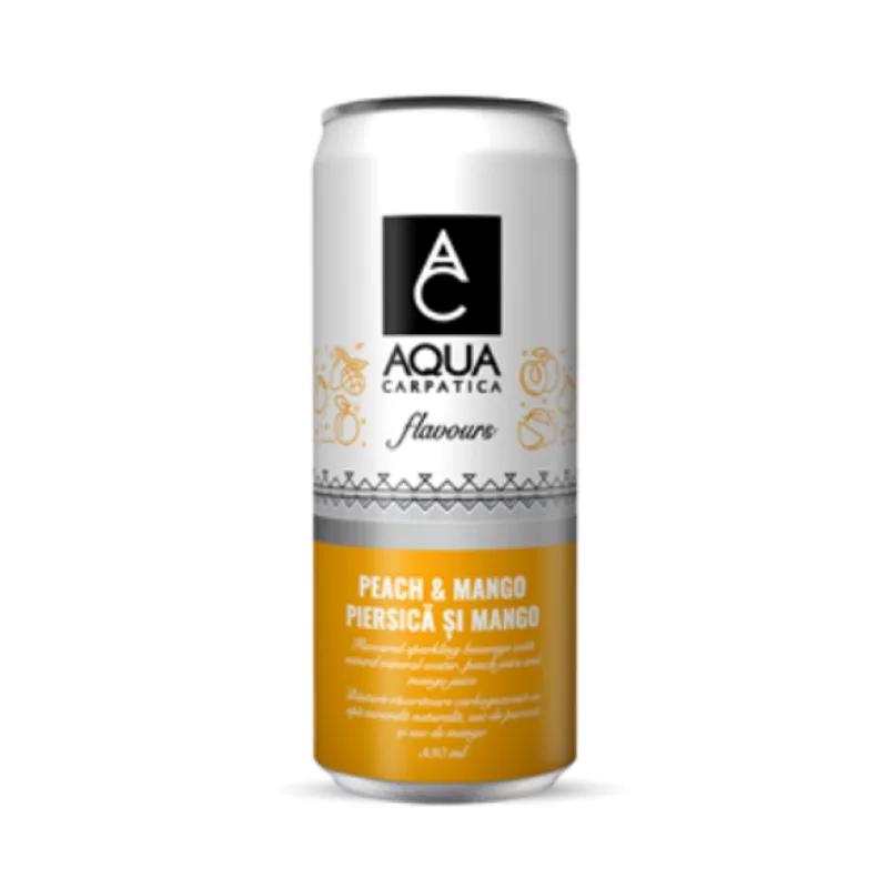 Aqua Carpatica Flavours 0.33L Doza Piersica Si Mango