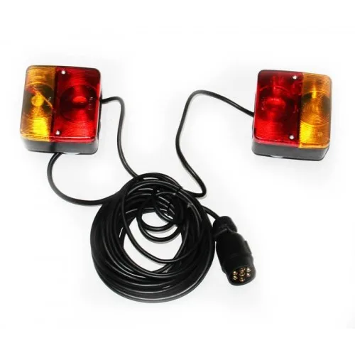 Kit lampi LED cu fir | prindere magnetica tractari auto